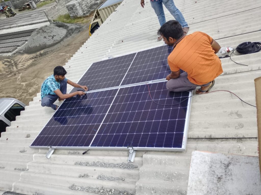 Office rooftop commercial solar by EroSolar
